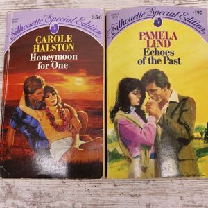 Vintage Silhouette Special Edition Romance Paperback Lot #197 and #356